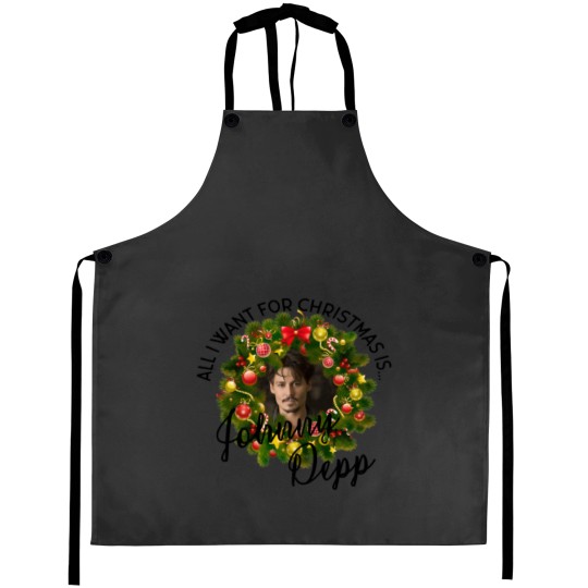 All I want for Christmas is Johnny Depp Aprons