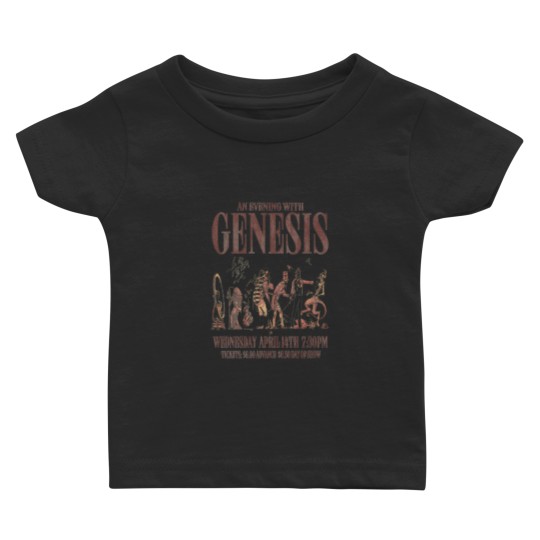 Genesis Adult Baby T Shirts - An Evening With