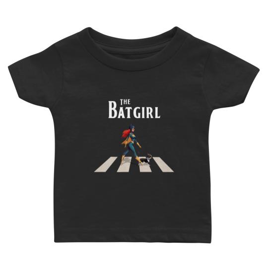 The Batgirl With Dog Superhero Baby T Shirts
