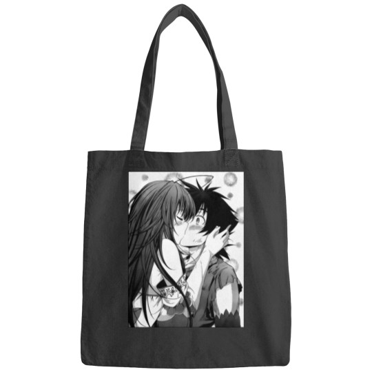Rias And Issei Kissing Bags