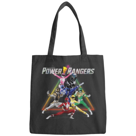 Power Rangers Rainbow Pyramid Retro Action Portrai Bags