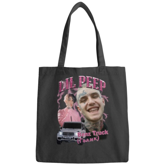Lil Peep Bags, Lil Peep Printed Graphic Bags, Lil Peep Benz Truck Team Bags