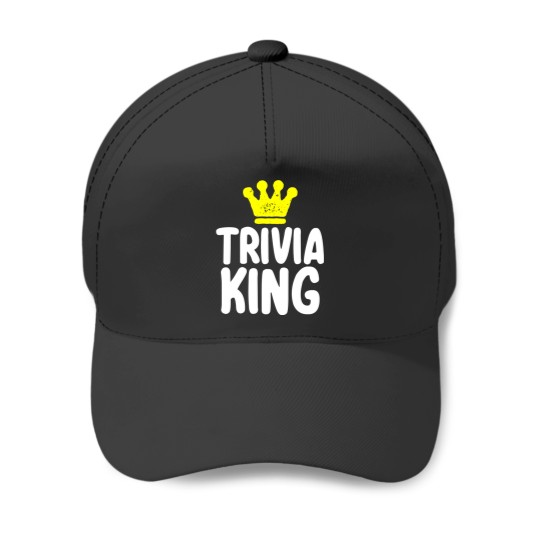 trivia king Baseball Caps