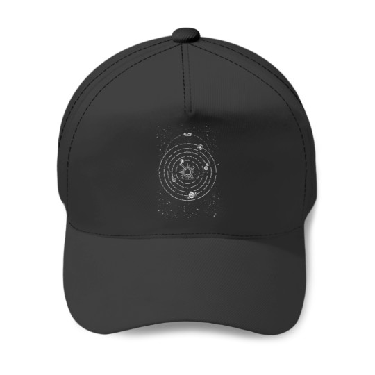 Outer Wilds Solar System Baseball Caps