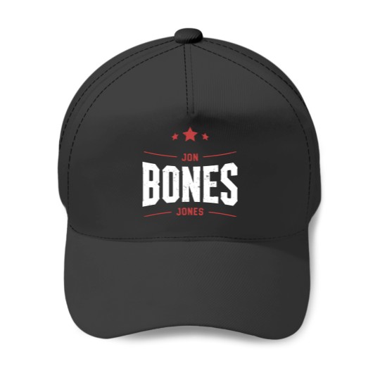 Jon Bones Jones - Rouge - Typographie 1 clique Baseball Caps