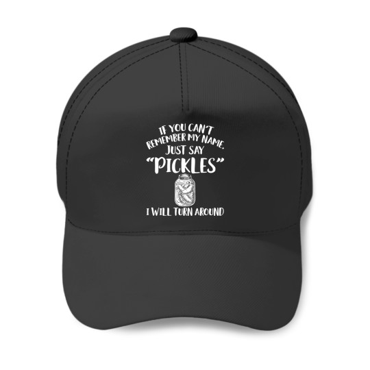 Pickle Merch For Women  Cute Gifts For Pickle Baseball Caps