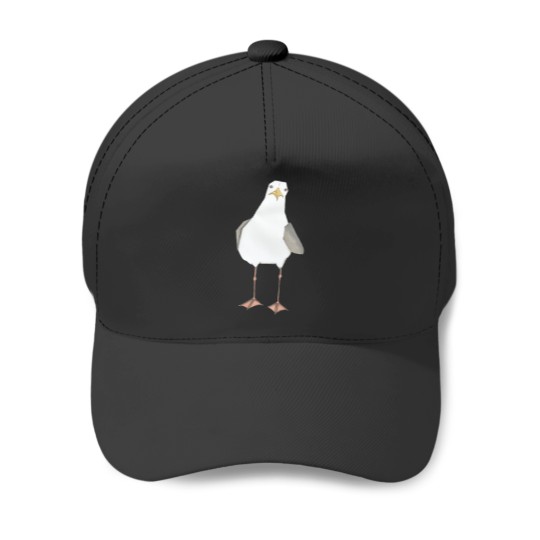Seagull, seaside bird, chip thief! Baseball Caps