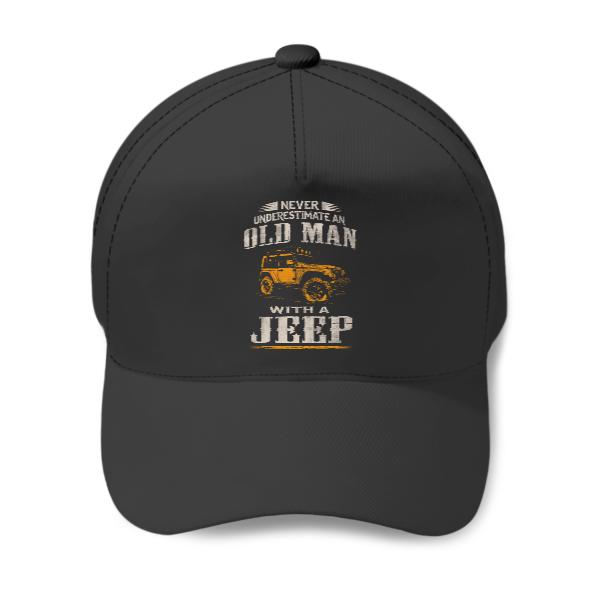 Old Man's Jeep - Jeep For Men - Baseball Caps