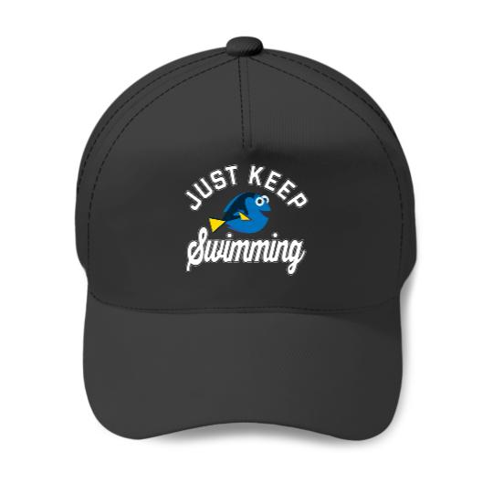 Finding Dory Keep Swimming Quote Baseball Cap