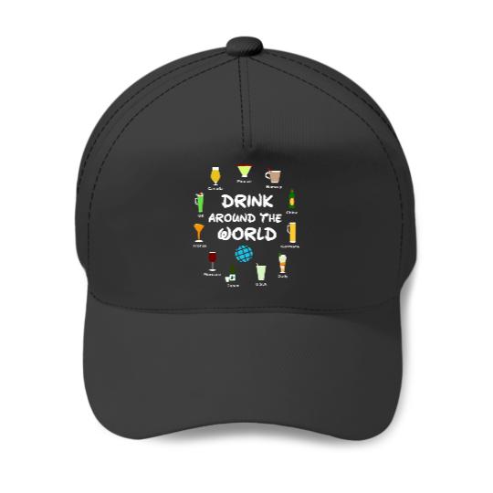 EPCOT Drink Around The World - Wdw - Baseball Caps