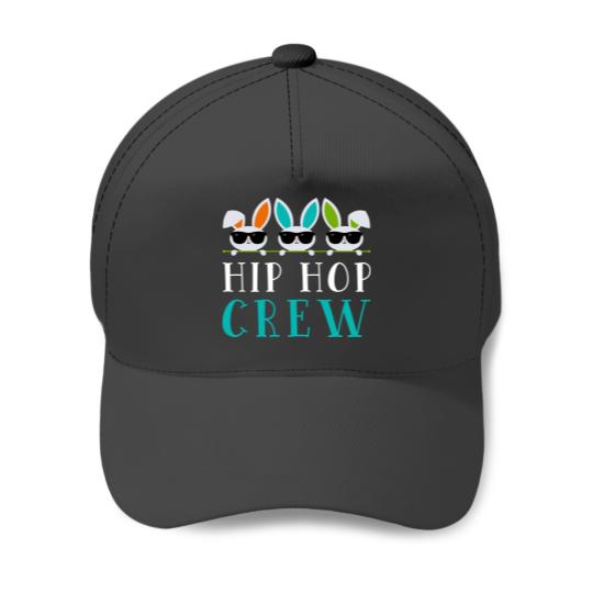 Hip Hop Crew Saying / Easter Bunny Sunglasses Graphic Cute Baseball Caps