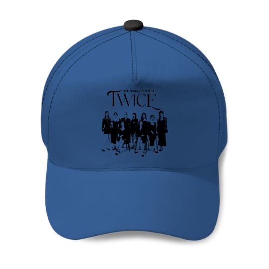 Twice Unisex Baseball Caps, Twice 4th World Tour III Concert Baseball Caps, Twice Korean Group Music Baseball Caps