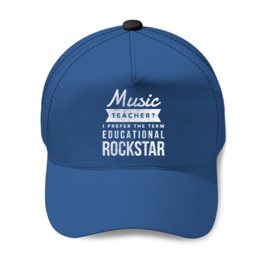 Music Teacher Baseball Caps