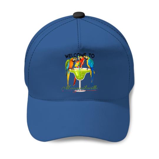 Margaritaville Concert Baseball Caps - Retro Parrothead Baseball Caps - Jimmy Buffett Music Baseball Caps