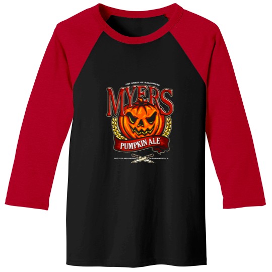 Halloween - Myers Ale Baseball Tees