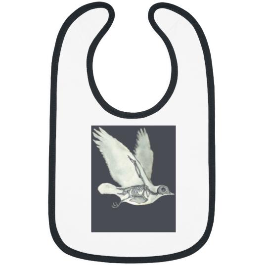 Bird Skeleton Animal Dove Anatomy T-Shirt Shirt Gift Gifts Bird Skeleton Animal Dove Anat Bibs