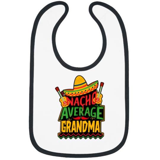 Nacho Average Grandma Bibs