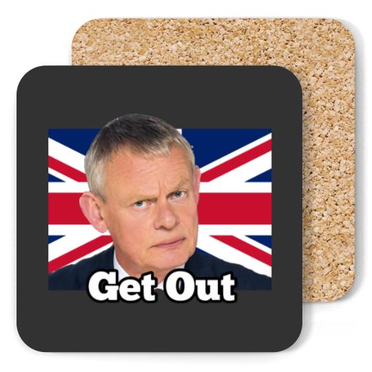 Doc Martin Get Out Coasters