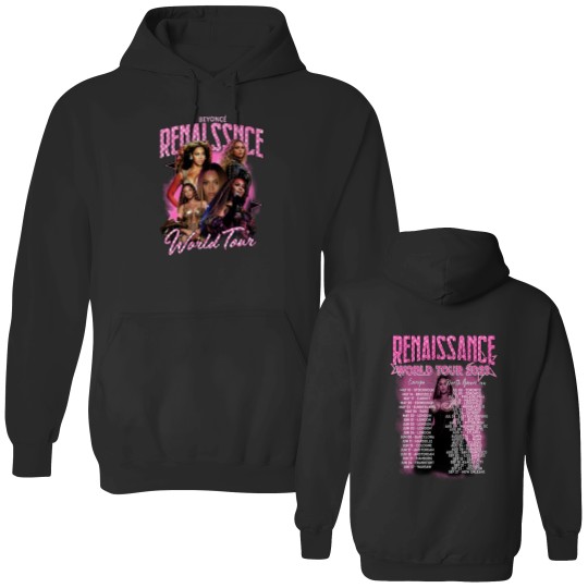 Beyonce Renaissance Tour 2023 Double Sided Hoodies, Beyonce Double Sided Hoodies, Beyonce Merch Double Sided Hoodies