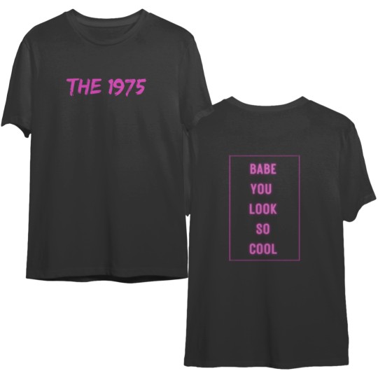 Retro The 1975 Double Sided T Shirts,The 1975 Band Music Double Sided T Shirts, Vintage Retro Tour Double Sided T Shirts,The 1975 Tour Double Sided T Shirts