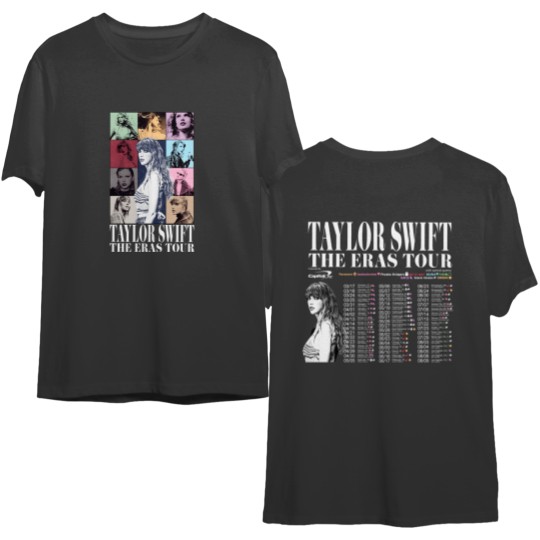 Tay.lor S.wi.ft Eras Tour Double Sided Double Sided T Shirts, Tay.lor S.wi.ft Double Sided Double Sided T Shirts, Meet me at Midnight, swi.ftie Double Sided Double Sided T Shirts