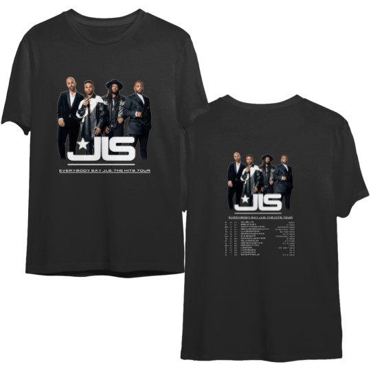 JLS 2023 Tour Double Sided Double Sided T Shirts, Everybody Say JLS Hit The Tour