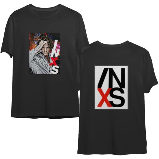 INXS Band T-shirt, Michael Hutchance Portrait Shirt
