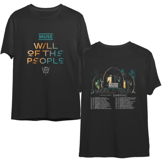 Muse Will of The People Tour Shirt, Muse World Tour 2023 Tshirt, North American 2023 Tour