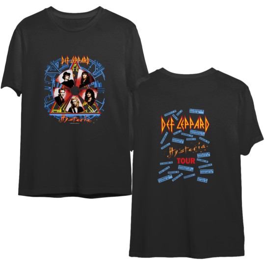 Vintage Def Leppard Hysteria Concert Tour T-Shirt 1988