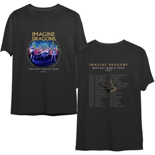 Imagine Dragons Mercury tshirt, Imagine Dragons Tour 2023 tshirt, Imagine Dragons tshirt, 2023 Music Tour tshirt