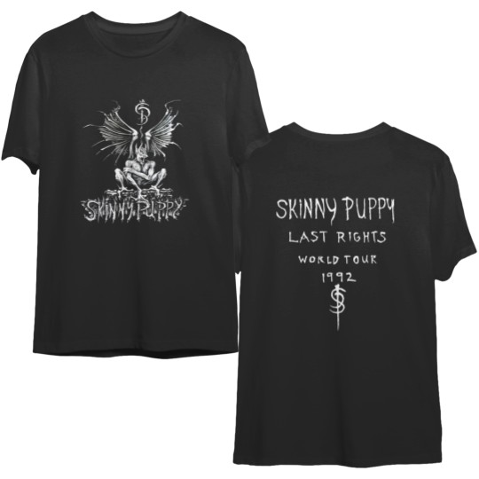Vintage 1992 Skinny Puppy The Last Rights World Tour T-Shirt