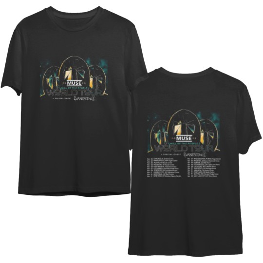 The Muse World Tour 2023 Will of The People Tour Dates Muse Band Shirt