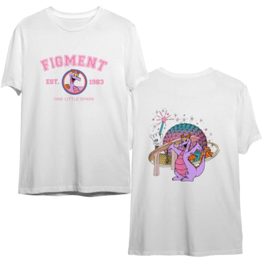 Disney Figment Two Sides Shirt, Epcot Figment Shirt, Figment One Little Spark Shirt