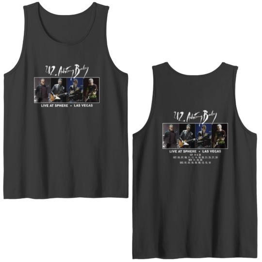 U2 Achtung Baby Live at Sphere Las Vegas Tour 2023 Double Sided Tank Tops