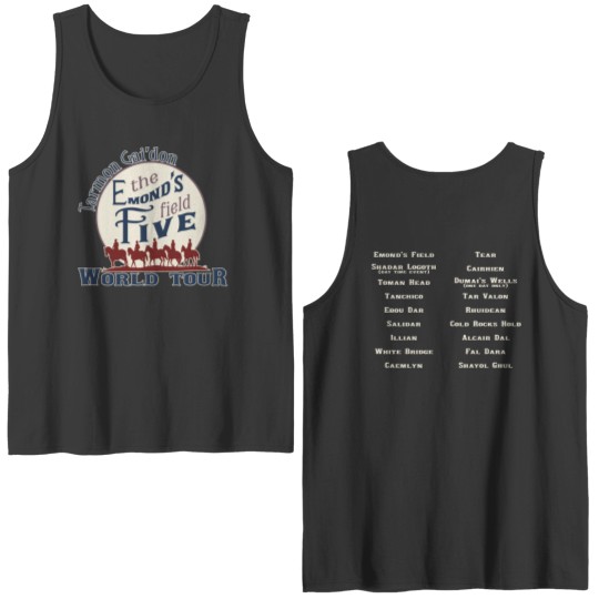 Emond's Field Five - Tarmon Gai'don World Tour - Wheel Of Time - Double Sided Tank Tops