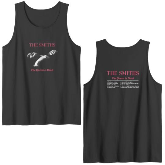 Vintage The Smiths The Queen Is Dead Double Sided Tank Tops, The Smiths Classic Double Sided Tank Tops