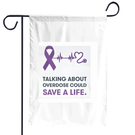 Overdose Awareness Garden Flags