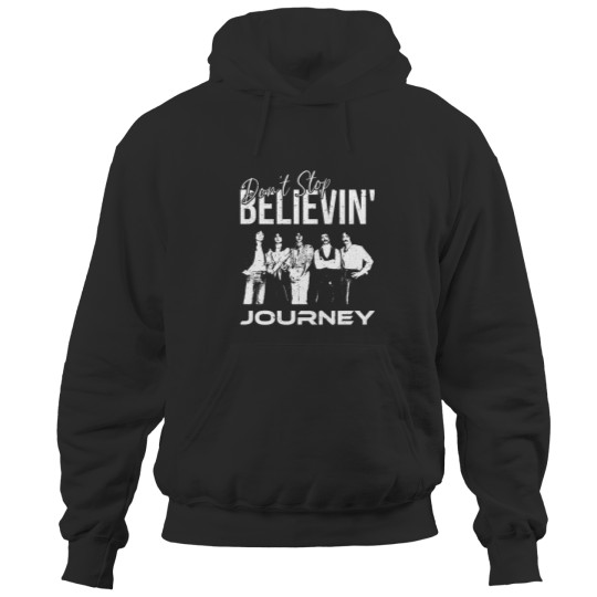Journey The Band Dont STops Believin Design 2 (with grungedistressed texture) Hoodies