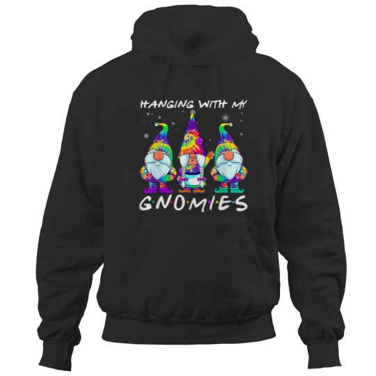 hanging with my gnomies hippie gnomes friend christmas party Hoodies
