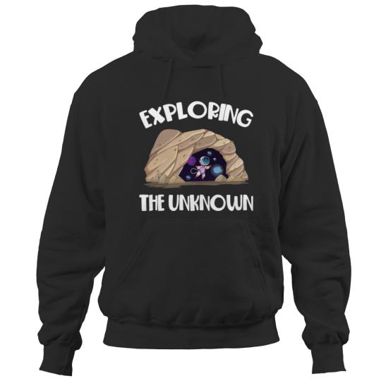 Astronauts Caving Exploring The Unknown Spelunking Astronaut 2 Hoodies