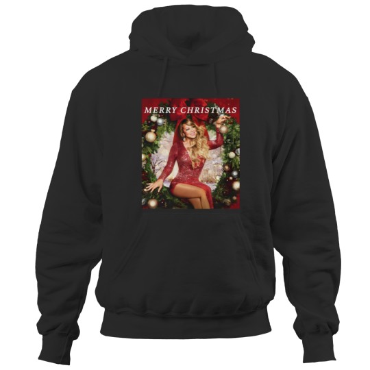 Crew Neck Mariah Carey  Merry Christmas  | Unisex Hoodies