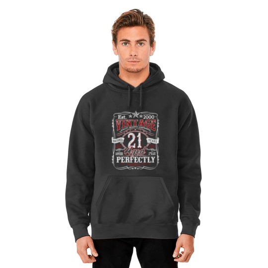 Vintage 21st Birthday 2000 Limited Edition Born In 2000 Hoodie