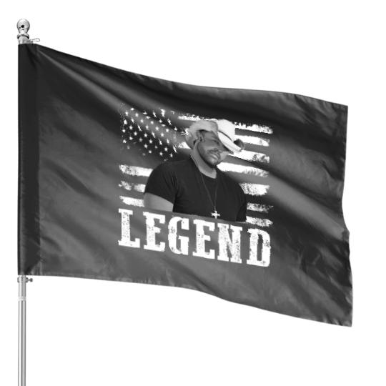 Distressed American Toby Flag Keith Music Legend House Flags