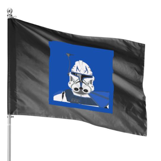 Captain rex graphic Long Captain rex graphic Long House Flags