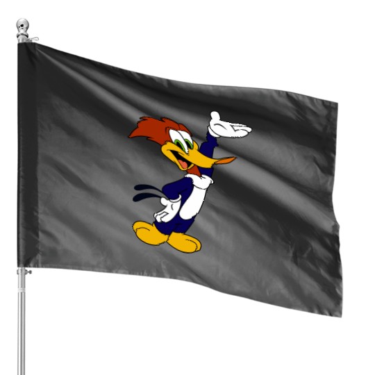 Woody Woodpecker House Flags