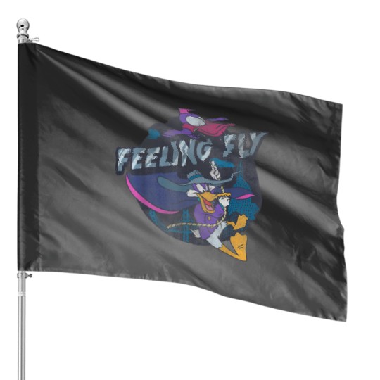 Darkwing Duck Feeling Fly House Flags