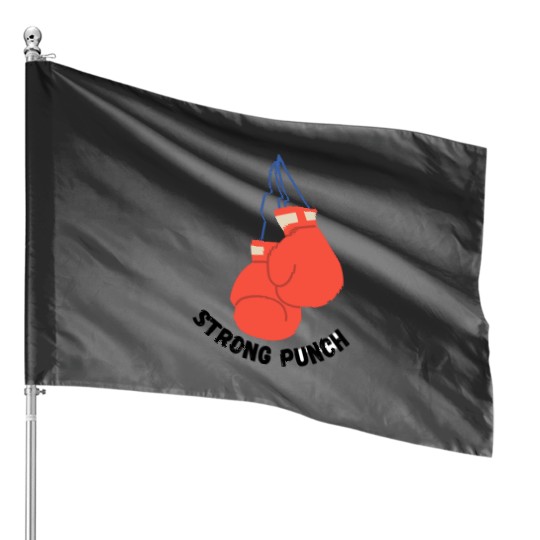 strong punch House Flags