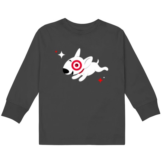 Bullseye Target Team Member Kids Long Sleeve T-Shirts