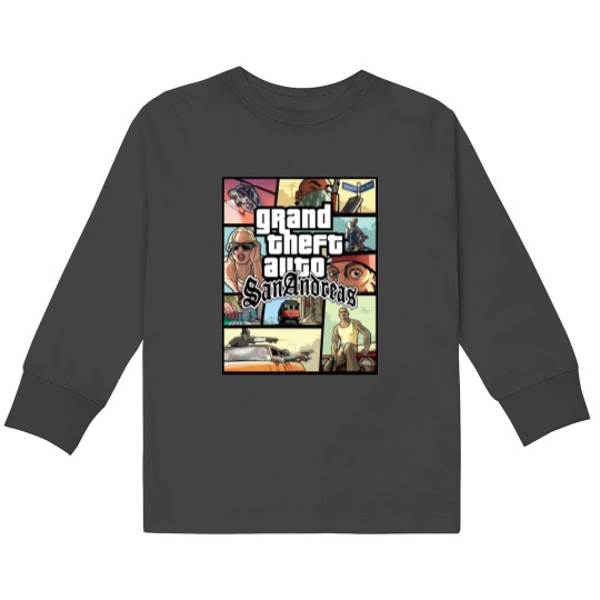 GTA - San Andreas Kids Long Sleeve T-Shirts