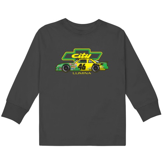 46 Cole Trickle City Days of Thunder Illustration Kids Long Sleeve T-Shirts